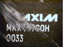 The letter M of Maxim and other markings look fuzzy as their markings seem to be easily wiped off